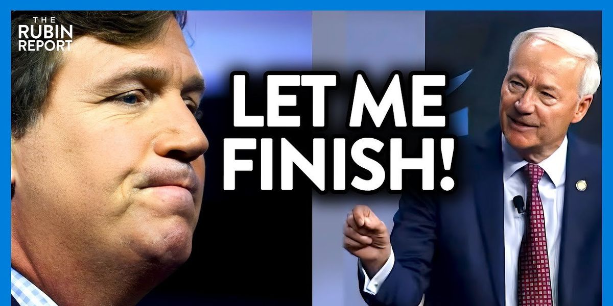 NextImg:Tucker Carlson turns Asa Hutchinson into 'a PUDDLE of NOTHINGNESS' over the subject of child castration