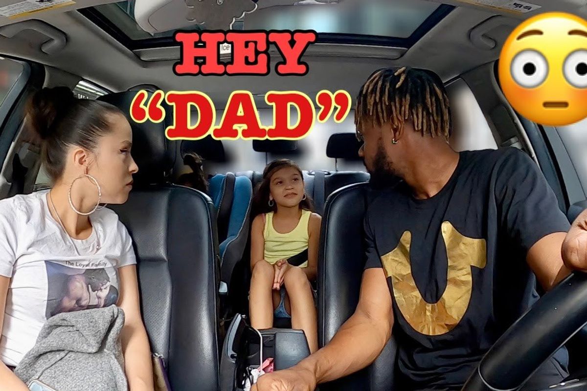 family in the car