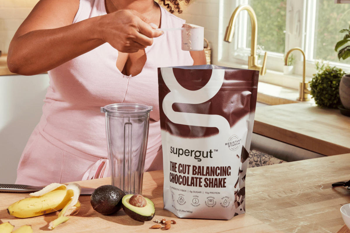 This vegan chocolate shake is good for your gut health and great for your taste buds!