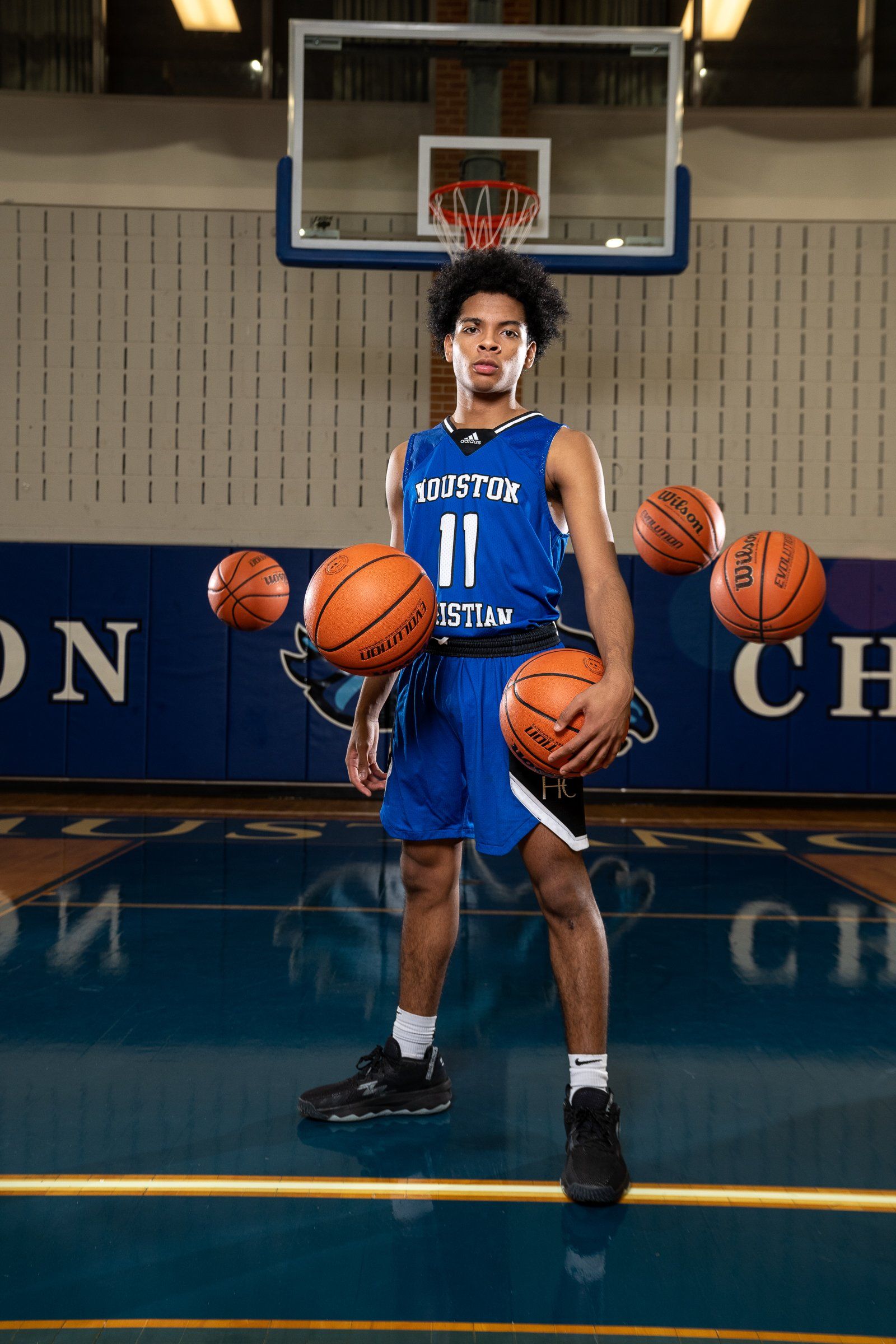 TURNING HEADS: Houston Christian’s Wheeler stacking up offers