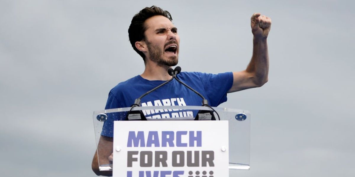NextImg:'Hell, if you're that bad of a shot you're safer with a baseball bat': David Hogg argues that gun owners shouldn't need more than 10 rounds per magazine