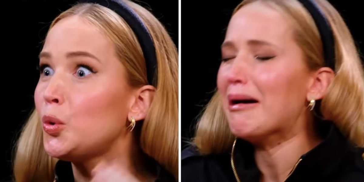 Jennifer Lawrence Gives A Hilarious Interview While Eating Increasingly Jennifer Lawrence Gives A Hilarious Interview While Eating Increasingly