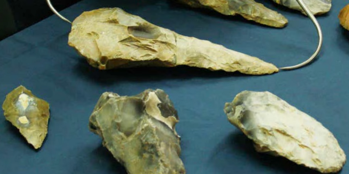 NextImg:Archaeologists unearth giant prehistoric hand axes, scientists baffled as to why 300,000-year-old tools are so large