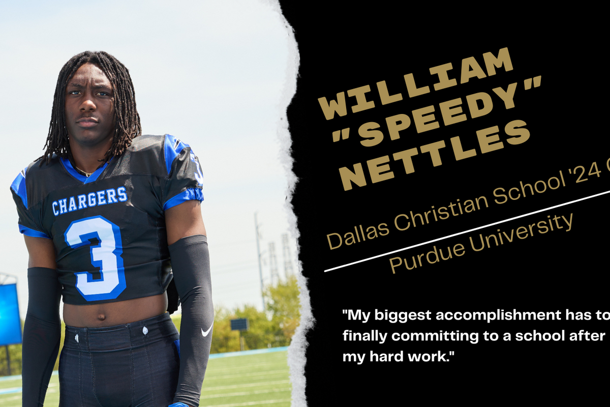 EXCLUSIVE INTERVIEW: Dallas Christian phenom, Speedy Nettles, commits to Purdue