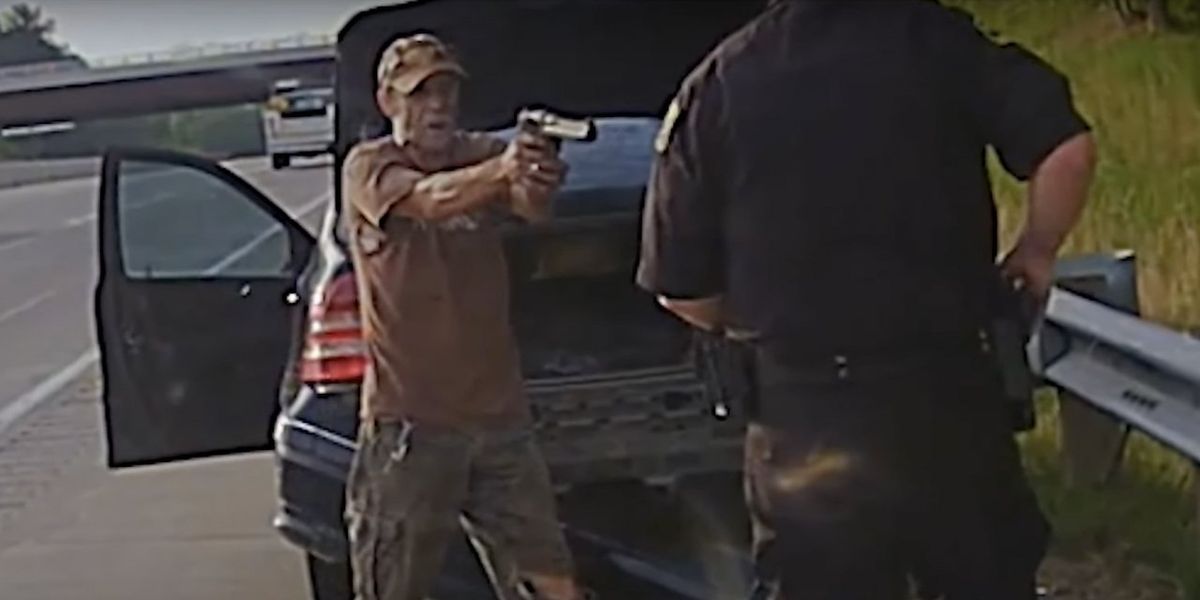 NextImg:Stranded motorist shoots state trooper in chest with .44 Magnum — but ballistic vest stops bullet, and trooper unleashes deadly force in return