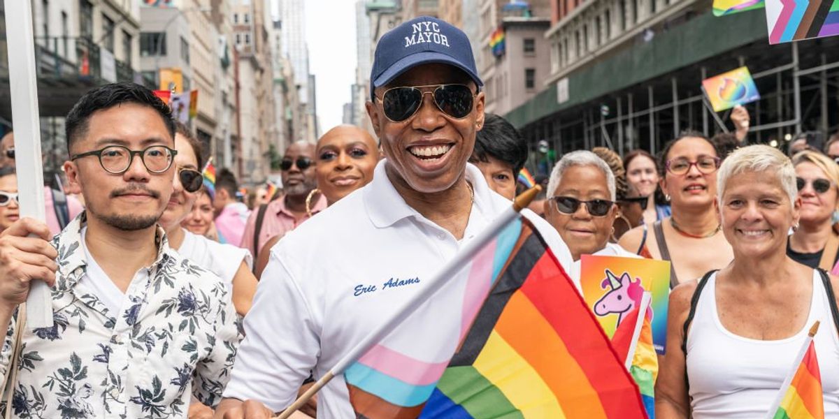 NYC Mayor Eric Adams blames the media for 87% of residents saying crime is a 'serious problem' just hours before knife-wielding maniac threatens tourists