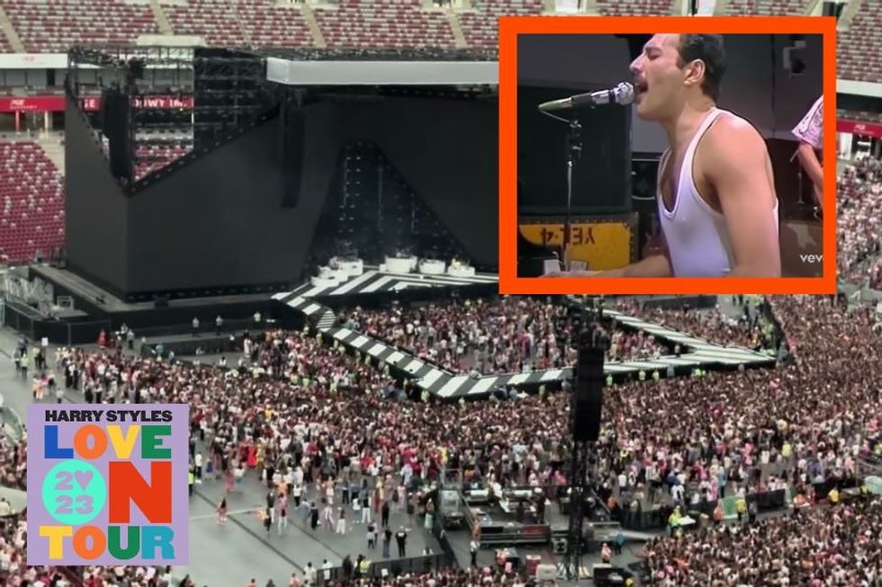 Thousands of concertgoers in Poland randomly decided to sing 'Bohemian Rhapsody' and it was flawless