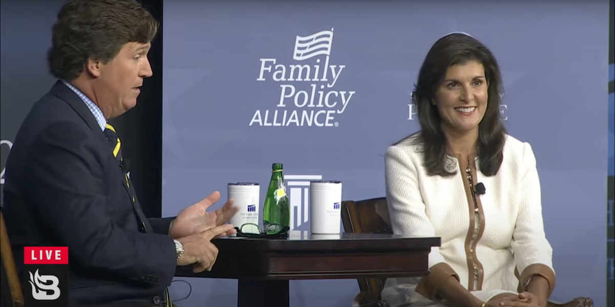 Nikki Haley says 'climate change is real' during interview with Tucker Carlson