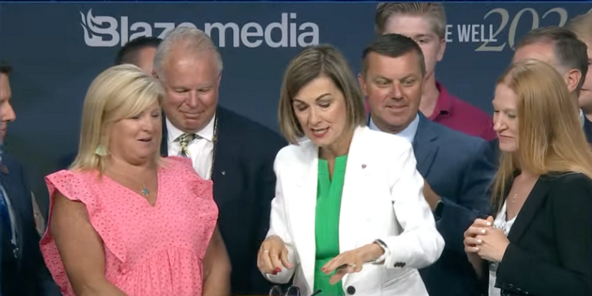 Iowa Gov. Kim Reynolds signs law at FAMiLY Leadership Summit banning most abortions after six weeks
