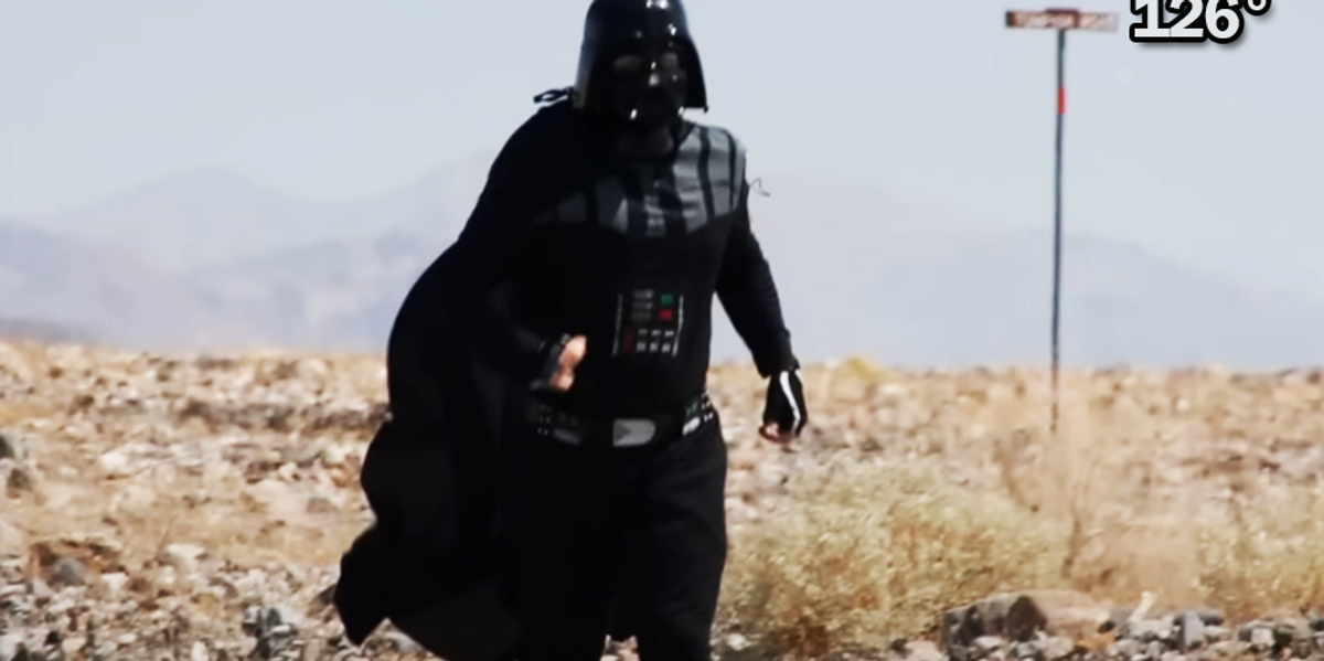 NextImg:52-year-old 'Darth Vader' runs in 126-degree Death Valley desert challenge: 'It makes me laugh'