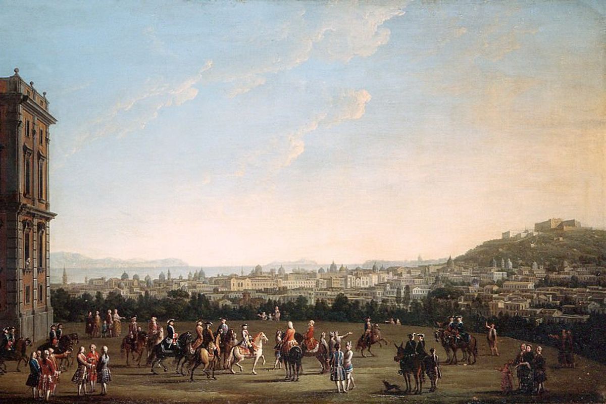 Popolani e Borbone nella cuccagna di Napoli