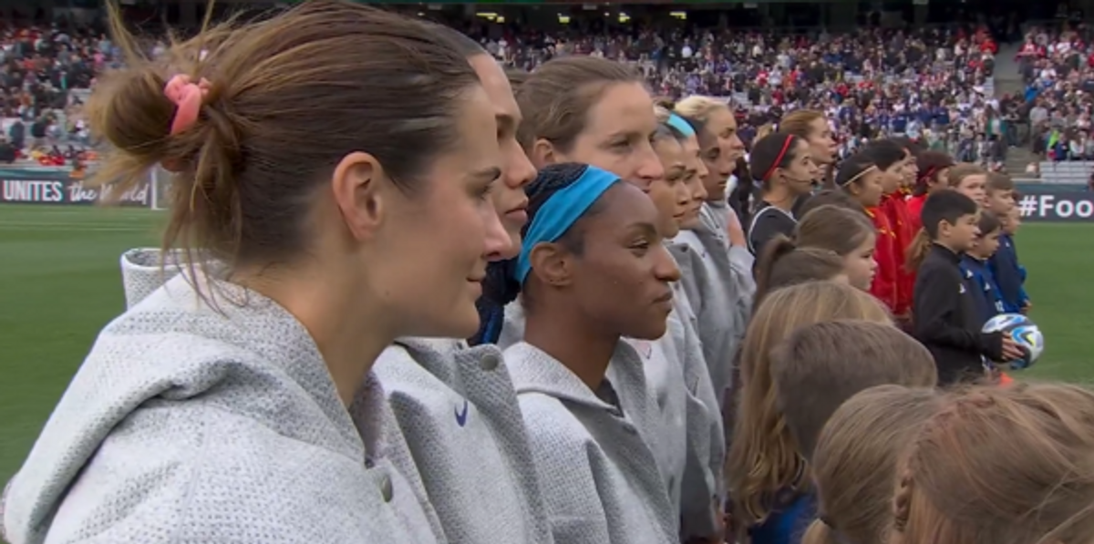 NextImg:'What a disgrace': US women's soccer team hammered for response to national anthem at World Cup