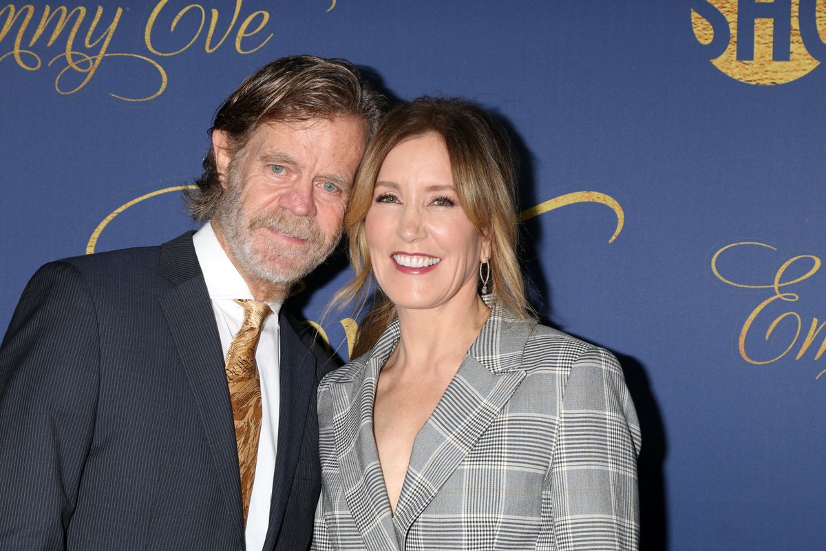 William H Macy and Felicity Huffman
