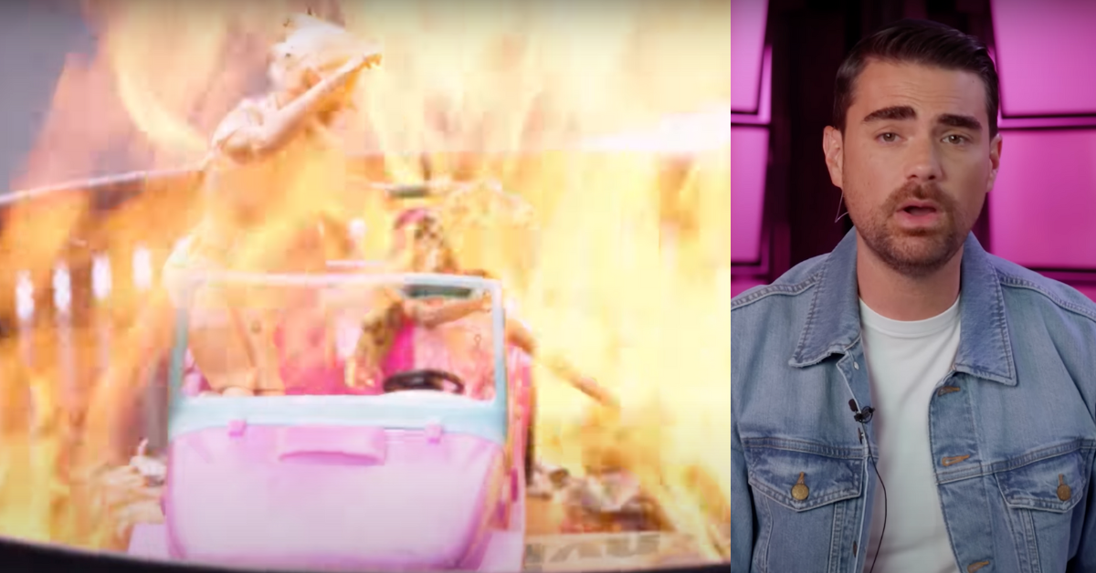 Ben Shapiro Burns Barbie & Ken Dolls In Protest Of 'Barbie': VIDEO ...