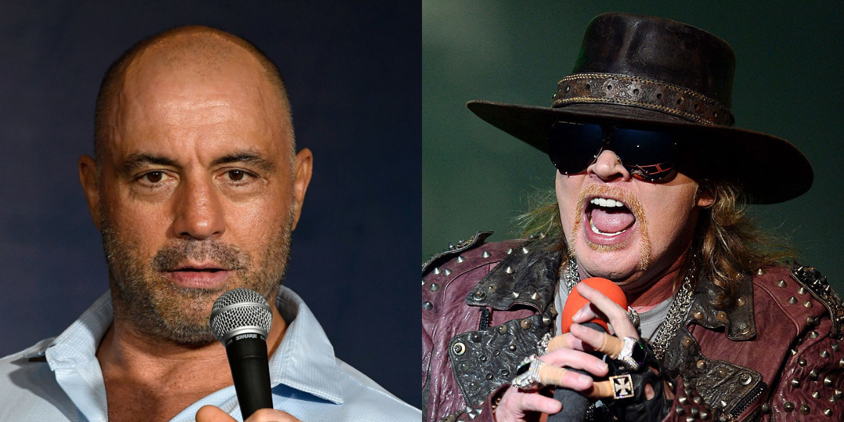 Axl Rose Looks Miserable In Selfie With Joe Rogan In Greece VIDEO