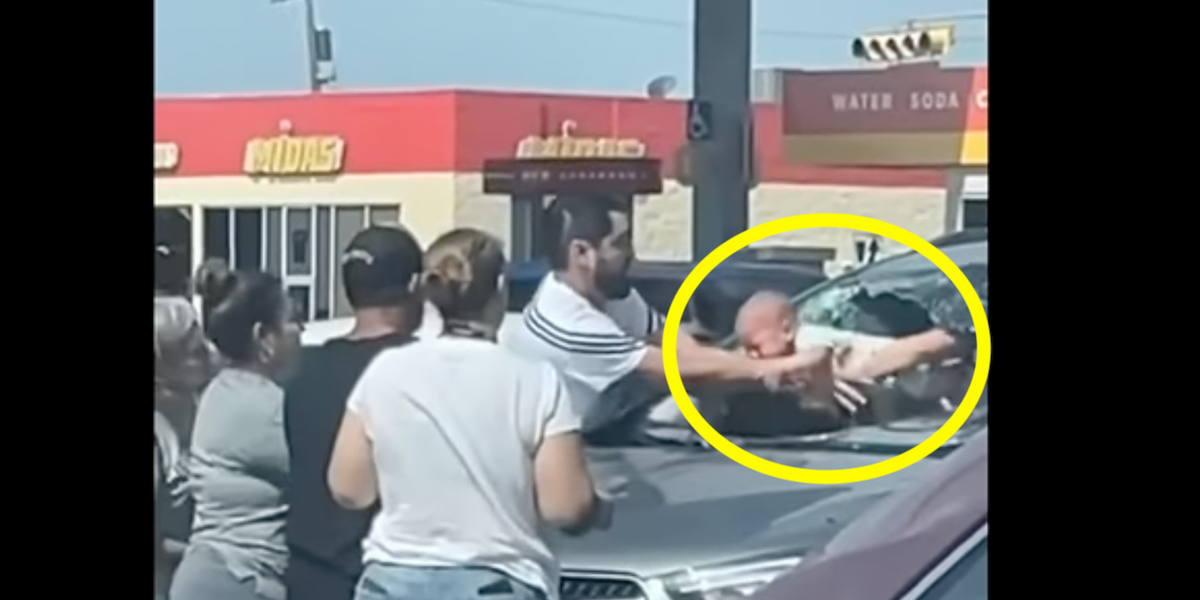 NextImg:Video: People work together to rescue baby from hot car in Texas when heat index is over 100 degrees
