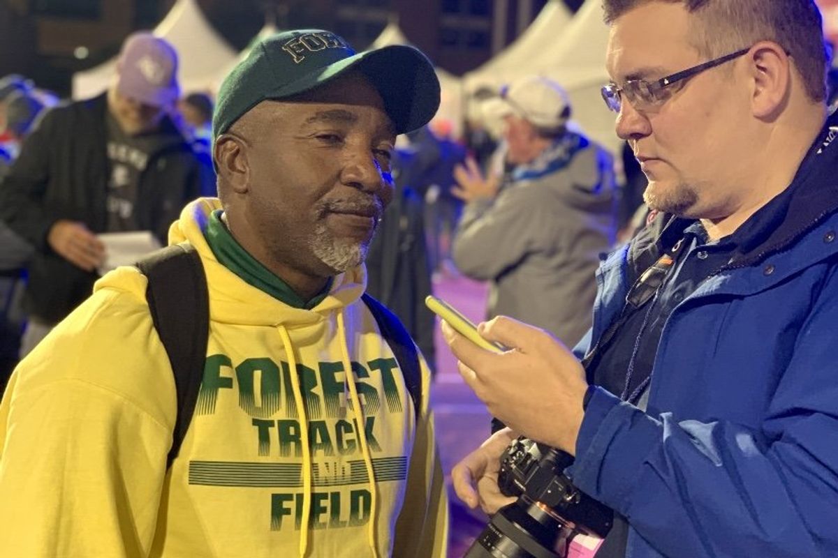 THE MOTIVATOR: Smith gives credit to Klein Forest upon national recognition