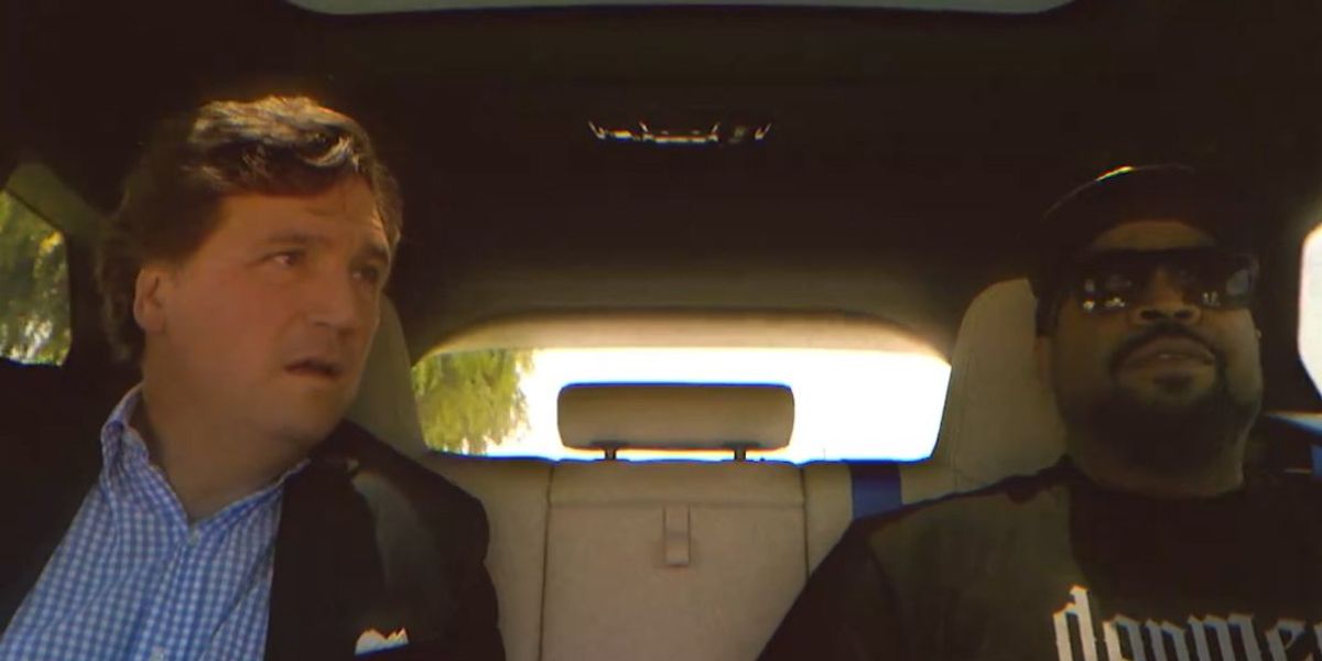 NextImg:Tucker Carlson tours South Central Los Angeles with Ice Cube, discusses his vaccine stand and the sham of BLM activism