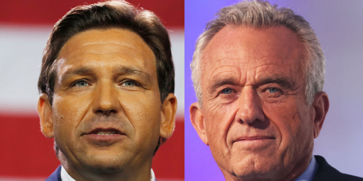NextImg:DeSantis rejects the idea of RFK Jr. as a running mate but raises the prospect of siccing the Democrat on the CDC or FDA