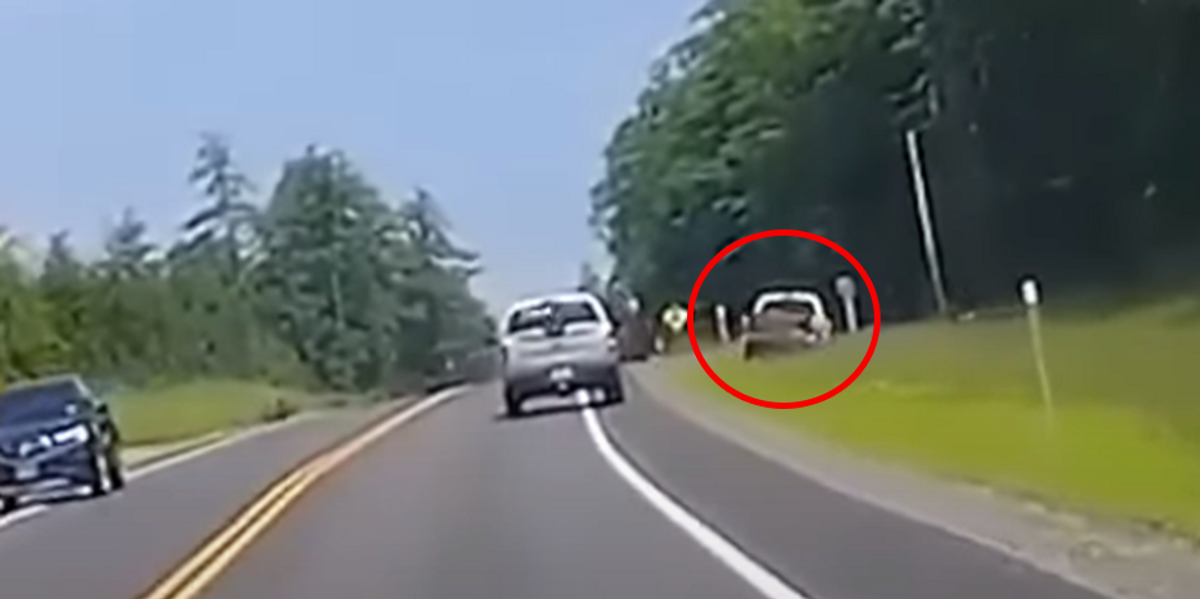 12-year-old girl leads police on car chase in father's pickup truck then flees into the woods