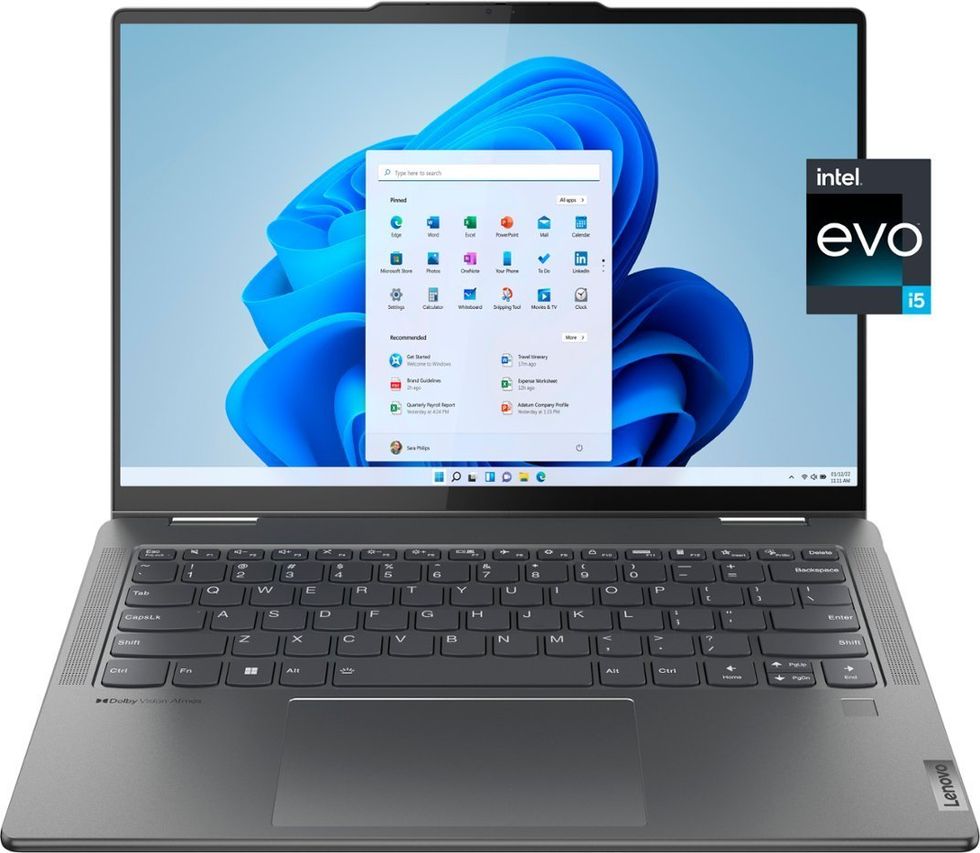 product shot of Lenovo Yoga 7i 2-in-1 14" 2.2K Laptop