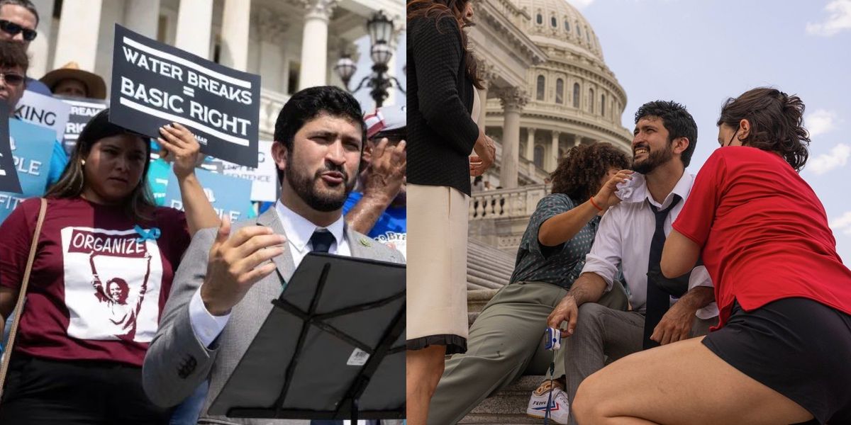 NextImg:Democrat politician ridiculed after surviving grueling 'thirst strike' that lasted 8 hours and was monitored by nurses