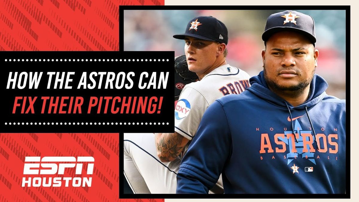 Here's how the Astros can fix their pitching struggles