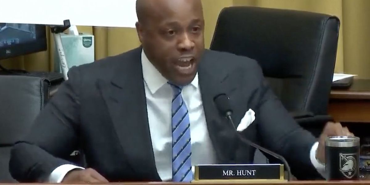 NextImg:Republican Rep. Wesley Hunt unleashes fury on trans advocates who think it's fine if biological males strip down in locker rooms in front of biological females