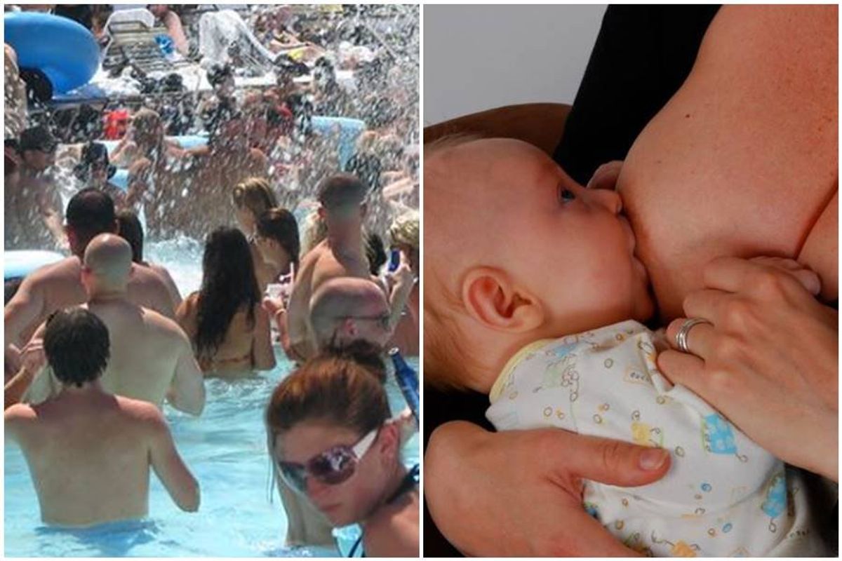 breastfeeding, tiffany francis, rigby's water world