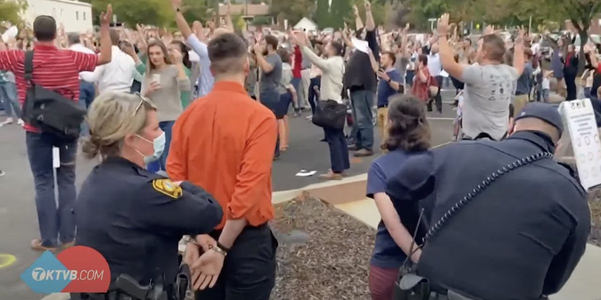NextImg:Idaho city forking over $300,000 to church members in settlement over their 2020 arrests for ignoring mask mandate during outdoor 'psalm sing'