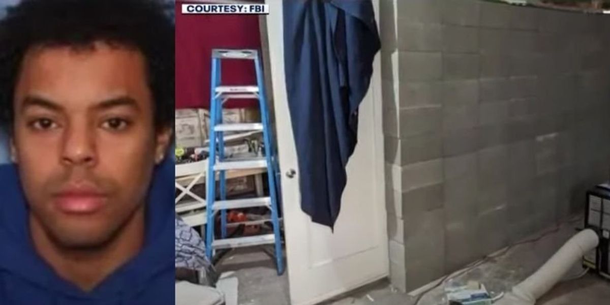 NextImg:Woman escaped from cinderblock cell in garage of kidnapper who impersonated officer, FBI says