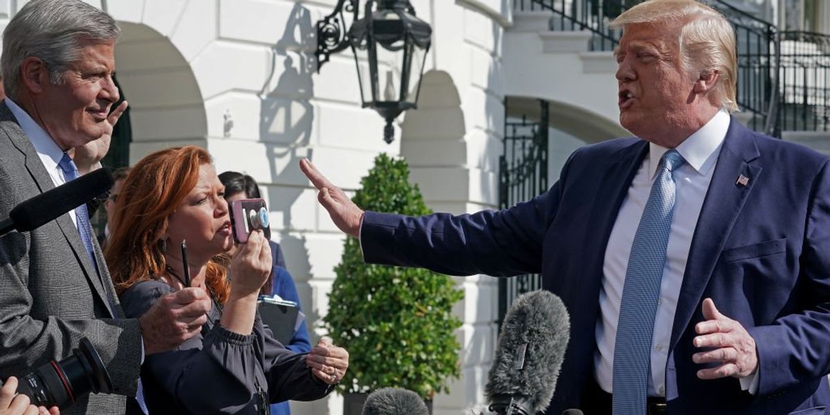 NextImg:Pile-on ensues after journalist offers 'clear sign' that Trump 'is not president anymore'