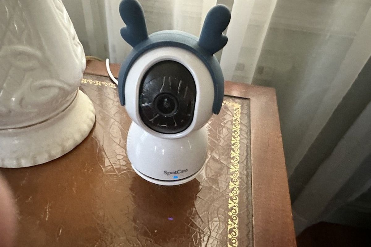 A photo of SpotCam Mibo Pet Security Camera