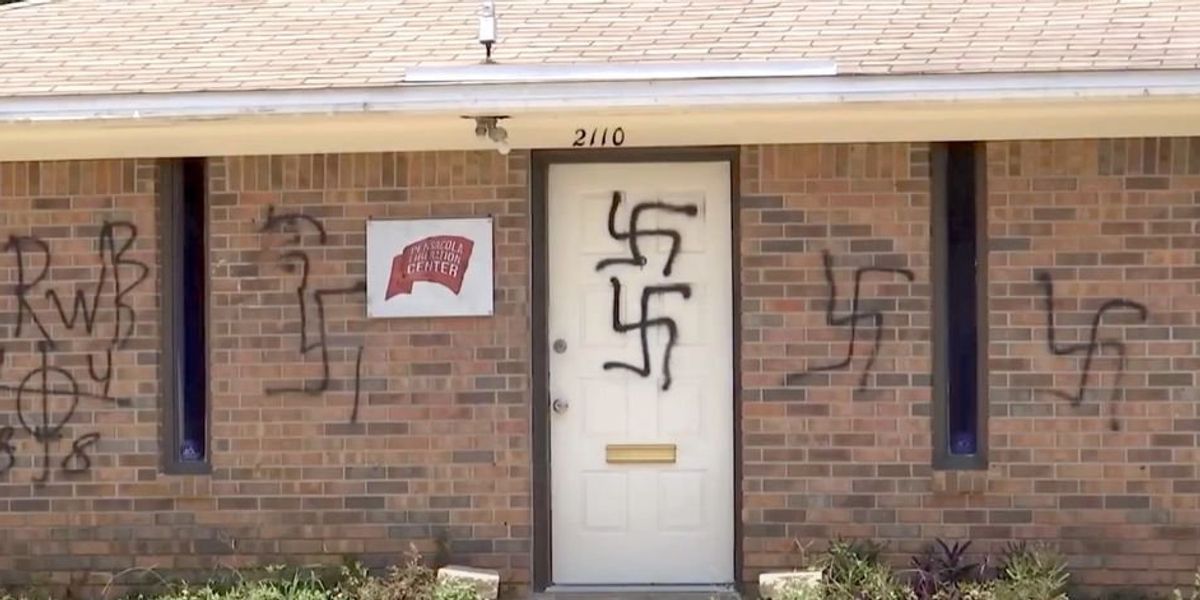 NextImg:Florida man and 3 juveniles charged with felony hate crimes over anti-Semitic and anti-Islamic vandalism
