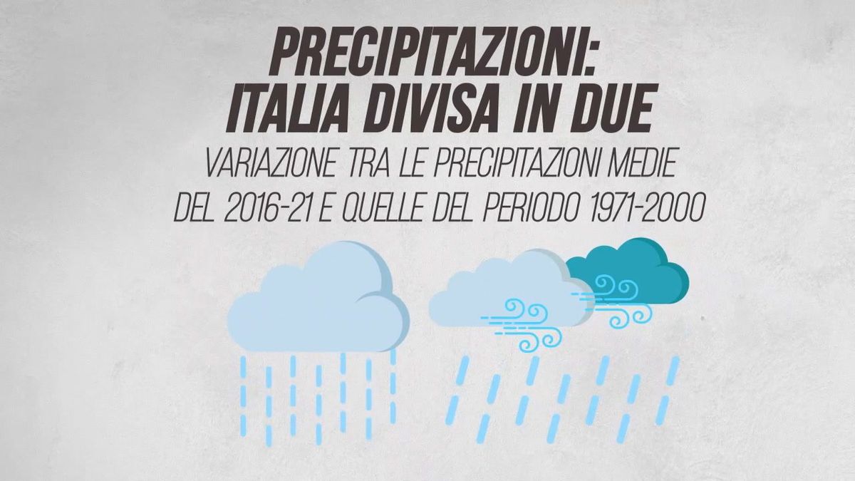 Precipitazioni: Italia divisa in due