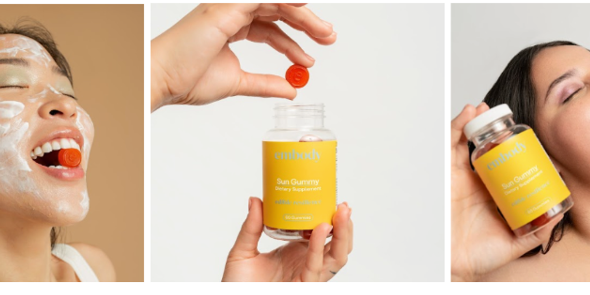 Embody Sun Gummy Ingestible Wellness for Summer Skin trueself