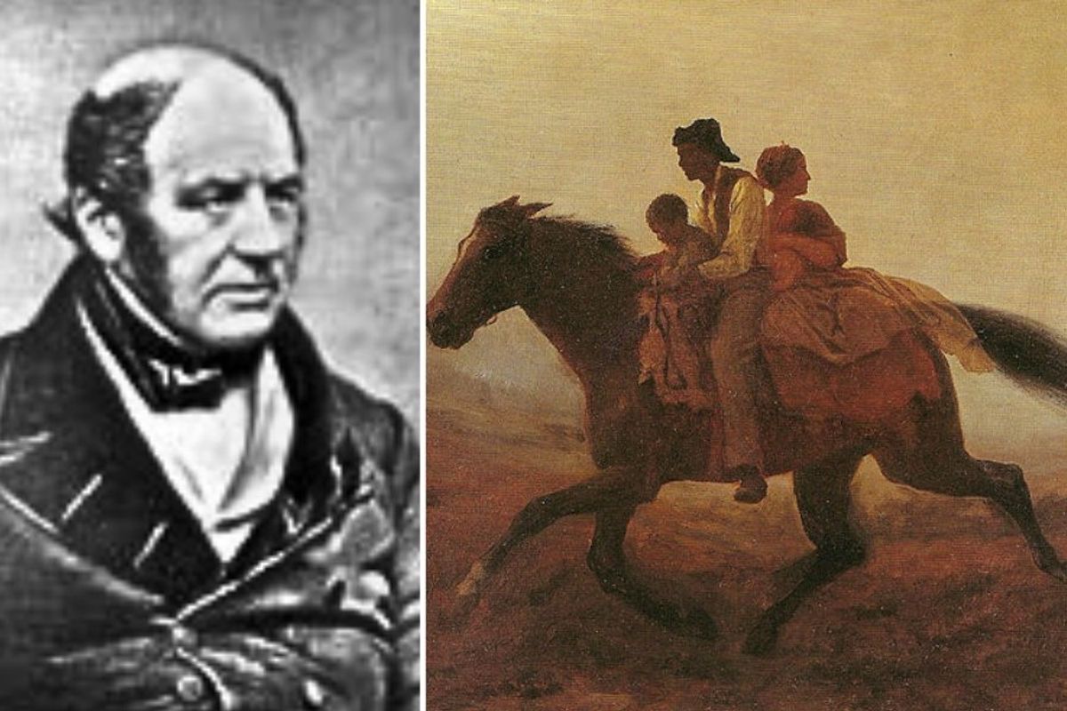 Dr. Samuel Cartwright and the painitng "A Ride for Liberty" by John Eastman 