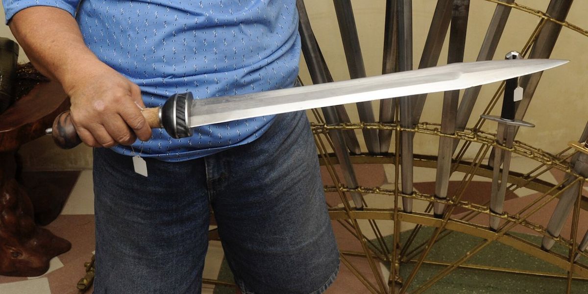 NextImg:Homeowner used sword to chop off fingertip of armed home intruder 17 years ago. Suspect — ID'd through fingerprints — finally arrested.