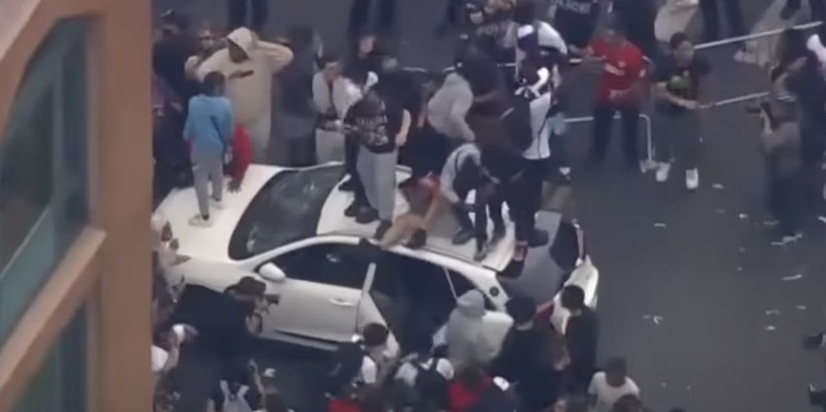 Mom whose arrested son allegedly punched cop in face amid riot at Kai Cenat giveaway actually blames 'society' for lawlessness, says 'you cannot blame parents'