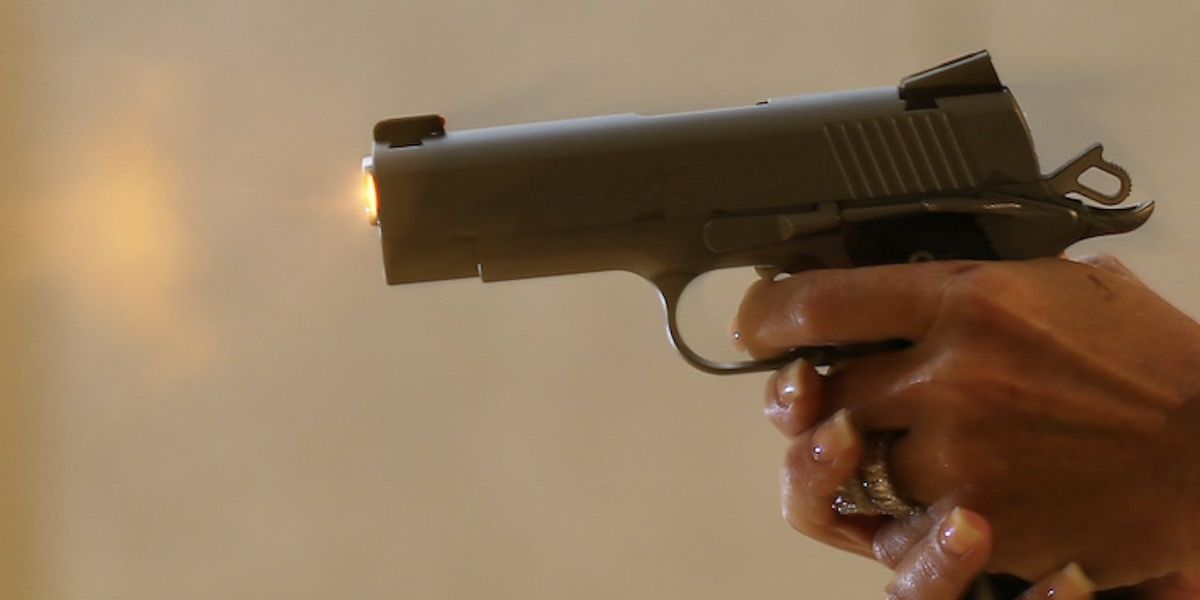 Pistol-packing woman shoots 2 burglars who charged at her, fought her after break-in, cops say