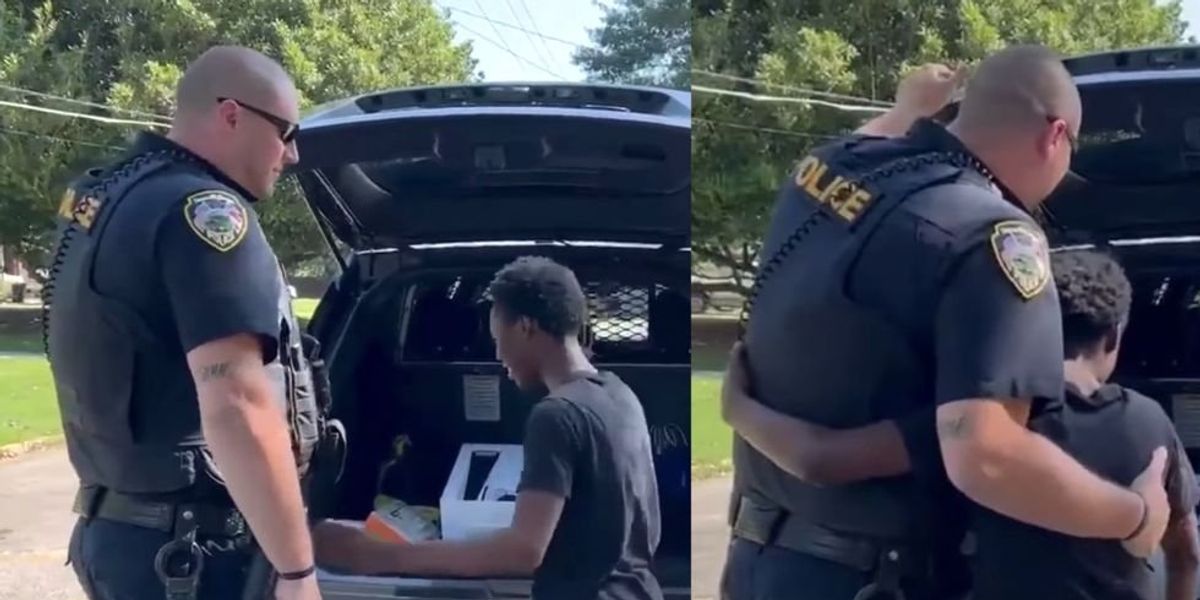 NextImg:Georgia police called to 'remove' boy looking for yard work to buy a video game console. The officer bought him the console instead.