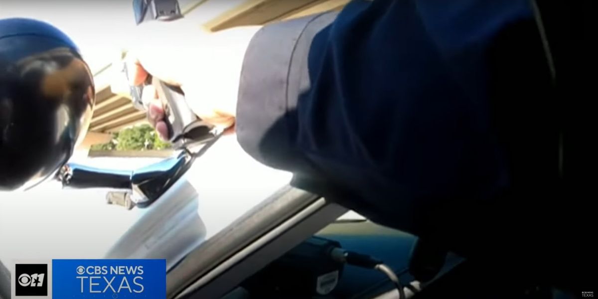 NextImg:Bodycam video shows Texas police pulling over family at gunpoint after running wrong tags: 'We made a mistake'