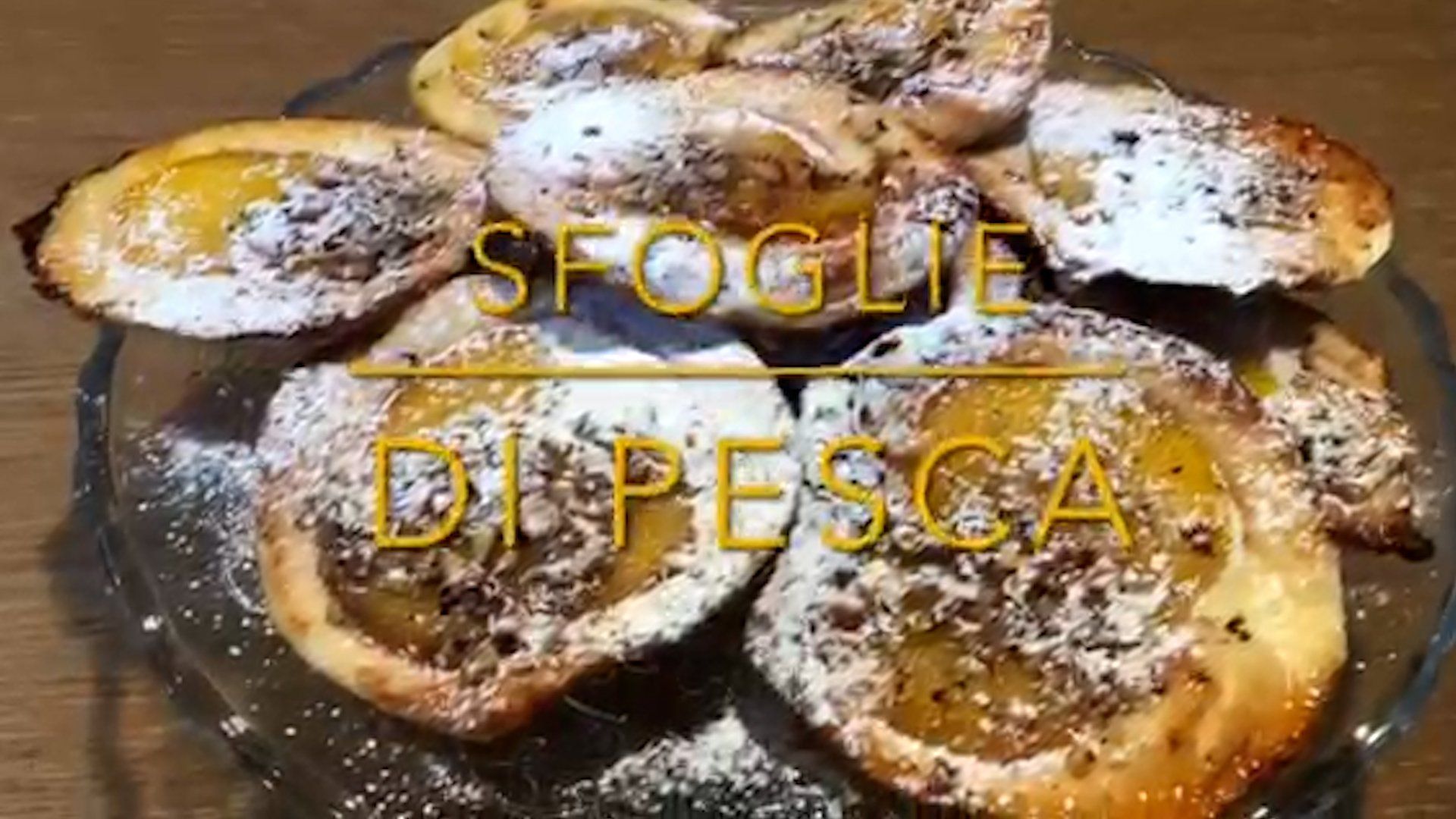 Cuciniamo insieme: sfoglie di pesca