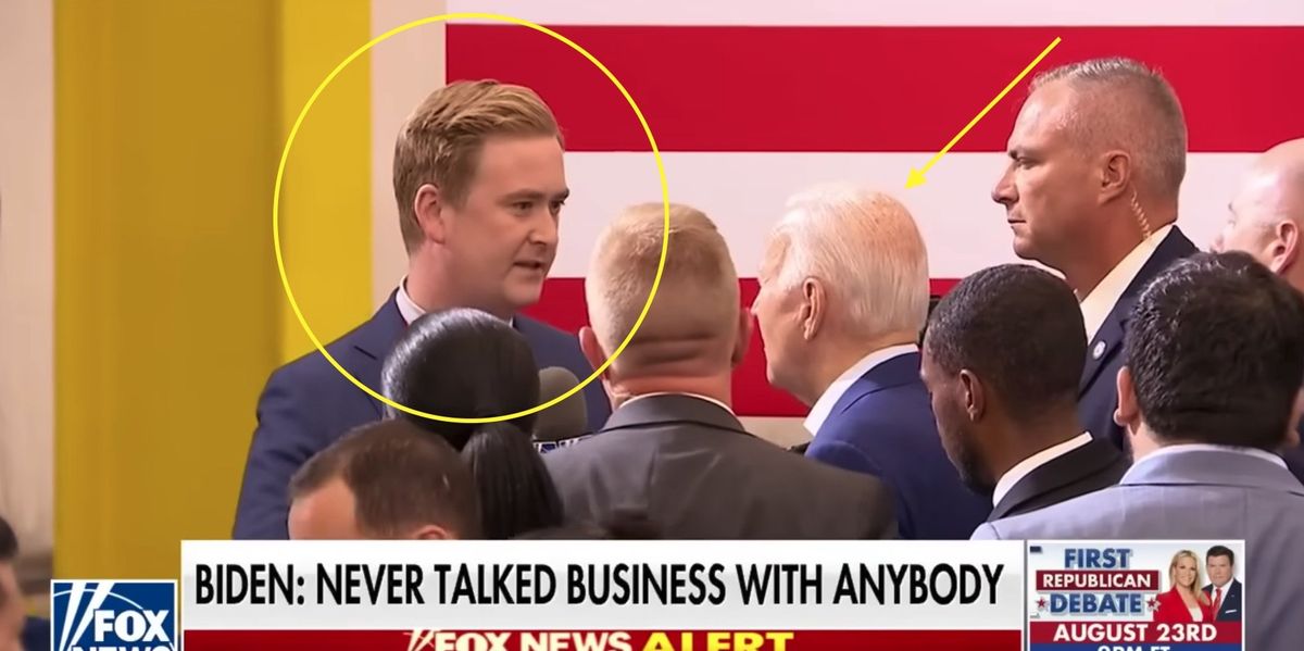 NextImg:Biden calls over Fox News reporter to ask a question — then immediately regrets it: 'He waved us on over'