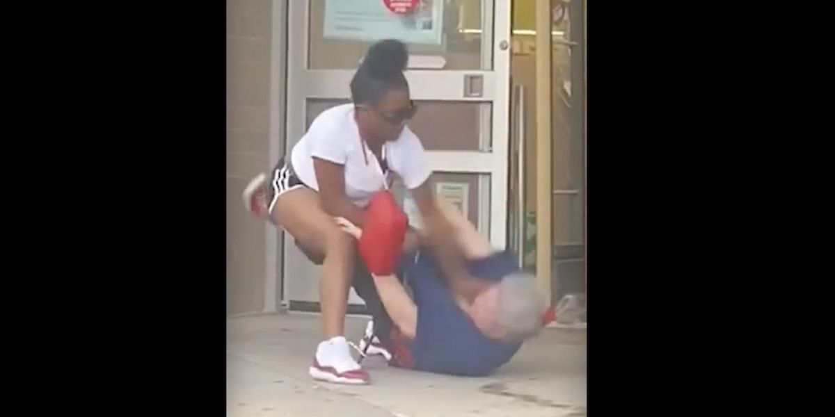 Video: Teen repeatedly punches Walgreens worker who's in her 60s after knocking victim to ground in front of store