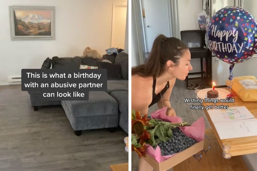 Woman shares video of what domestic abuse can look like