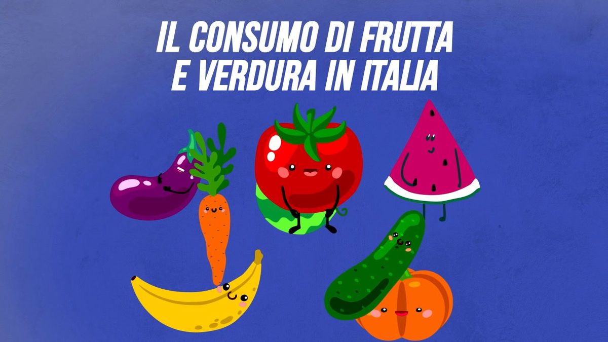 Il consumo di frutta e verdura in Italia