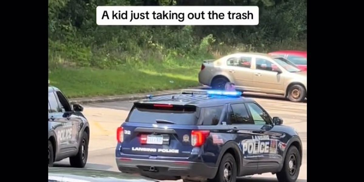 NextImg:Michigan officials scramble to apologize after black juvenile placed in handcuffs while reportedly taking out the trash