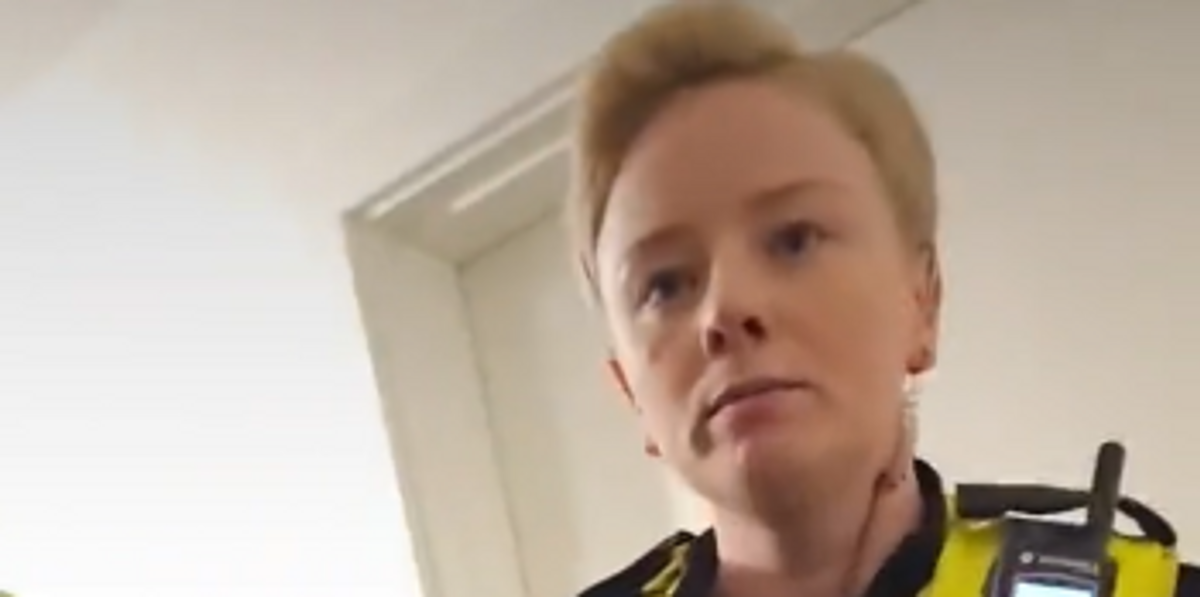 NextImg:Shocking video shows UK police arrest crying autistic girl who said officer looked like her 'lesbian nana'