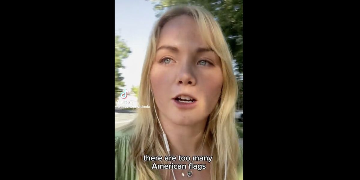 NextImg:Australian annoyed over seeing 'too many American flags' during her stateside trip gets massive lesson on US patriotism